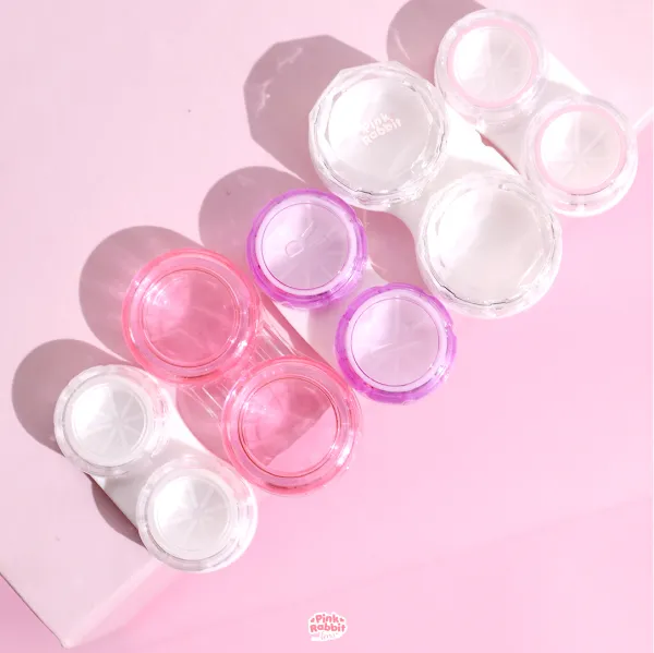 Acrylic Premium Lens Case Transparent | Tempat Softlens Lensa Kontak Akrilik