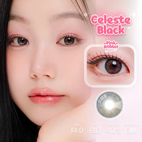 Celeste Black Softlens