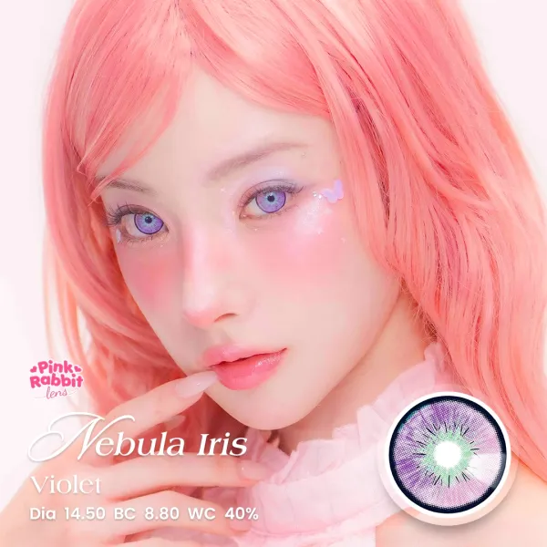 Nebula Iris Violet Softlens