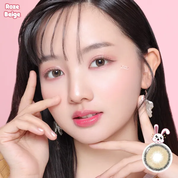 Roze Beige Softlens