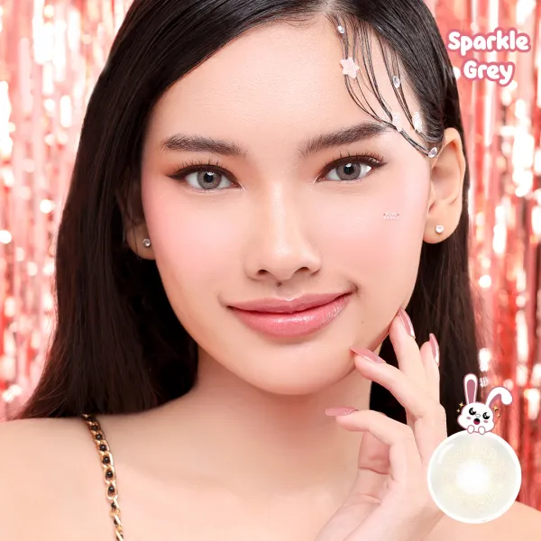 Super Comfy Sparkle Grey Softlens