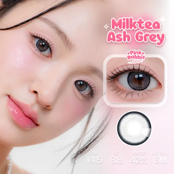 Super Comfy Milktea Ash Grey Softlens