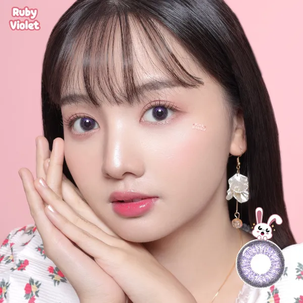 Super Comfy Ruby Violet Softlens