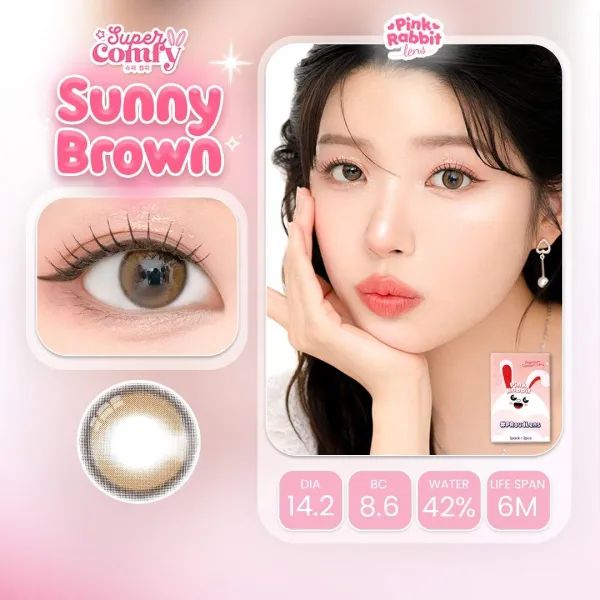 Super Comfy Sunny Brown Softlens