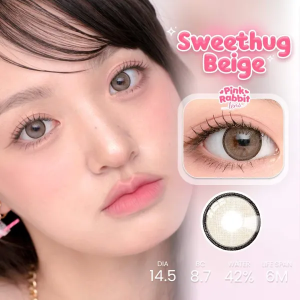 Super Comfy Sweethug Beige Softlens